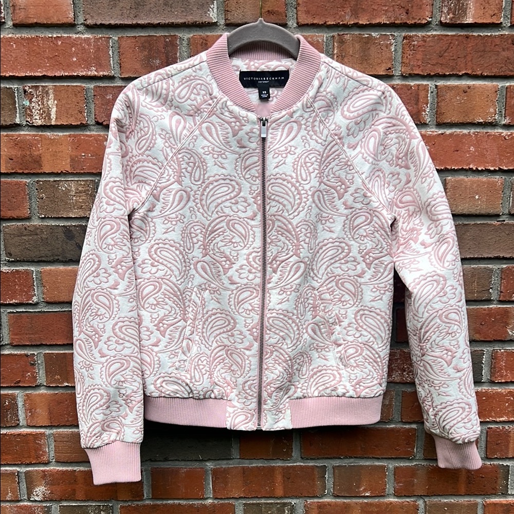 Victoria Beckham for Target Paisley Bomber Jacket Size XS